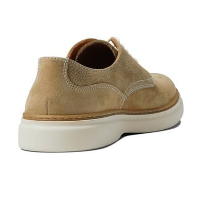 Bruno Magli Sandro Men's Oxford Shoes 9.5 M Beige Nubuck Leather Made in Italy - Thumbnail 3