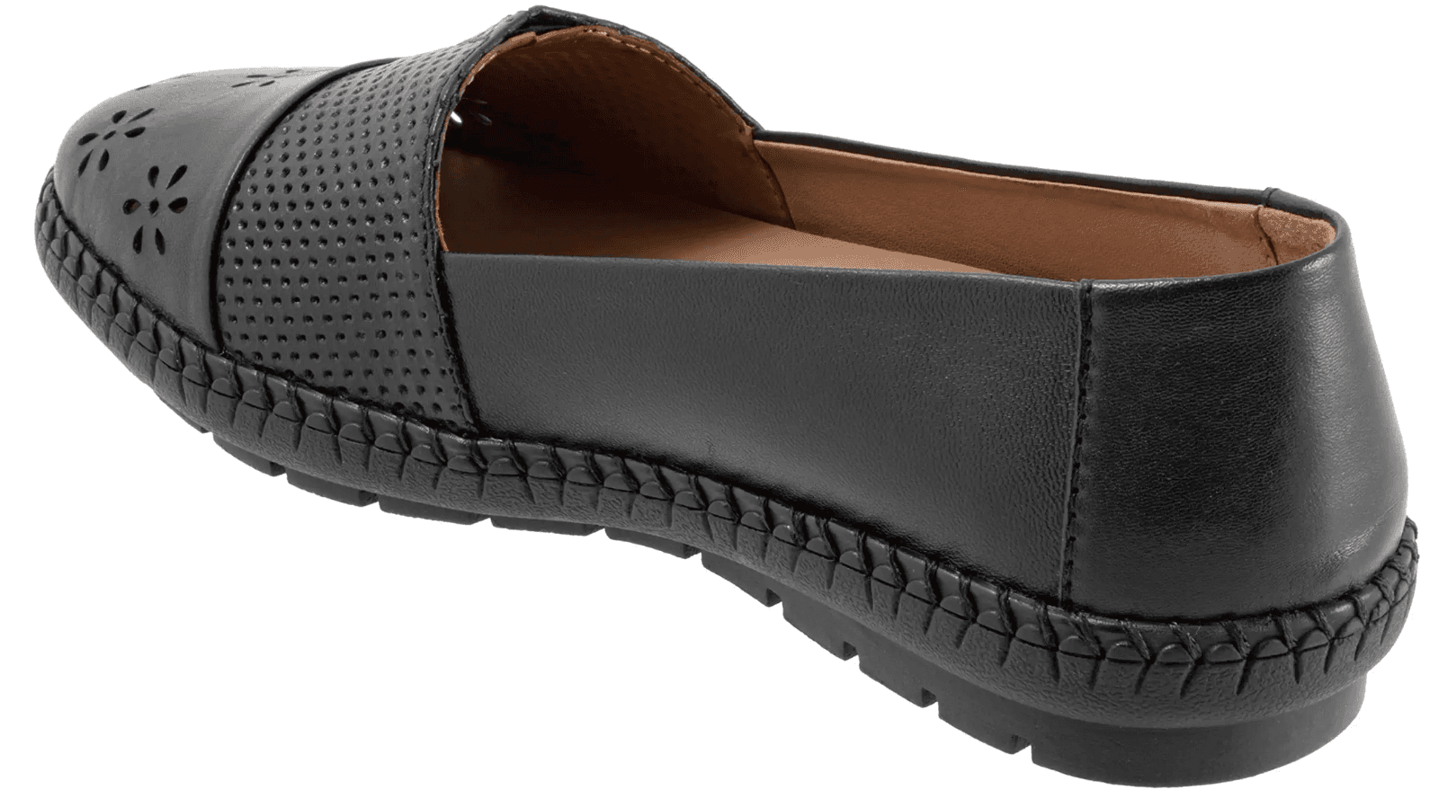 Trotters Women's Ruby Perf Loafers Black Leather 9.5 Narrow - Thumbnail 6