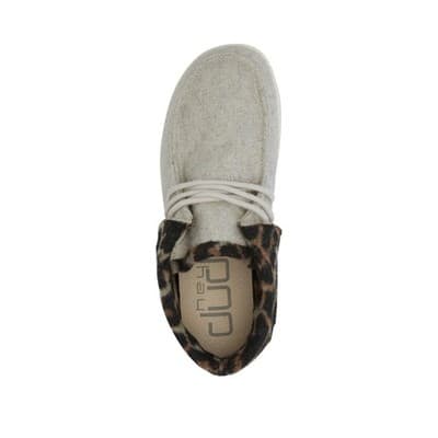 Hey Dude Women's Britt Ankle Booties Boots Grey Cheetah Size 9 M - Thumbnail 6