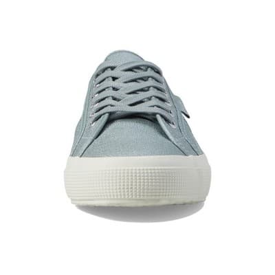 Superga 2750 Pearl Matte Canvas Grey Greenish Size Women 8.5 Low Top Shoes - Thumbnail 4