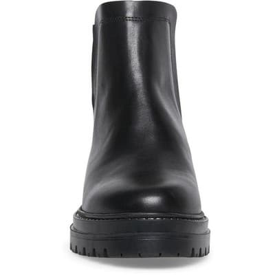 Steve Madden Moira Chelsea Boots Black Leather Lug Sole Women’s Size 7.5 - Thumbnail 5