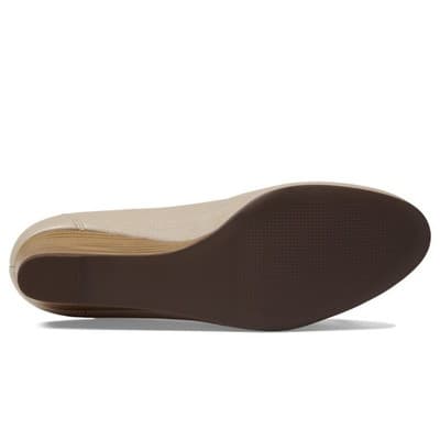 MARC JOSEPH NEW YORK Prospect Wedge Heel Sandal Women's US 8.5 M Nude Napa Soft - Thumbnail 5