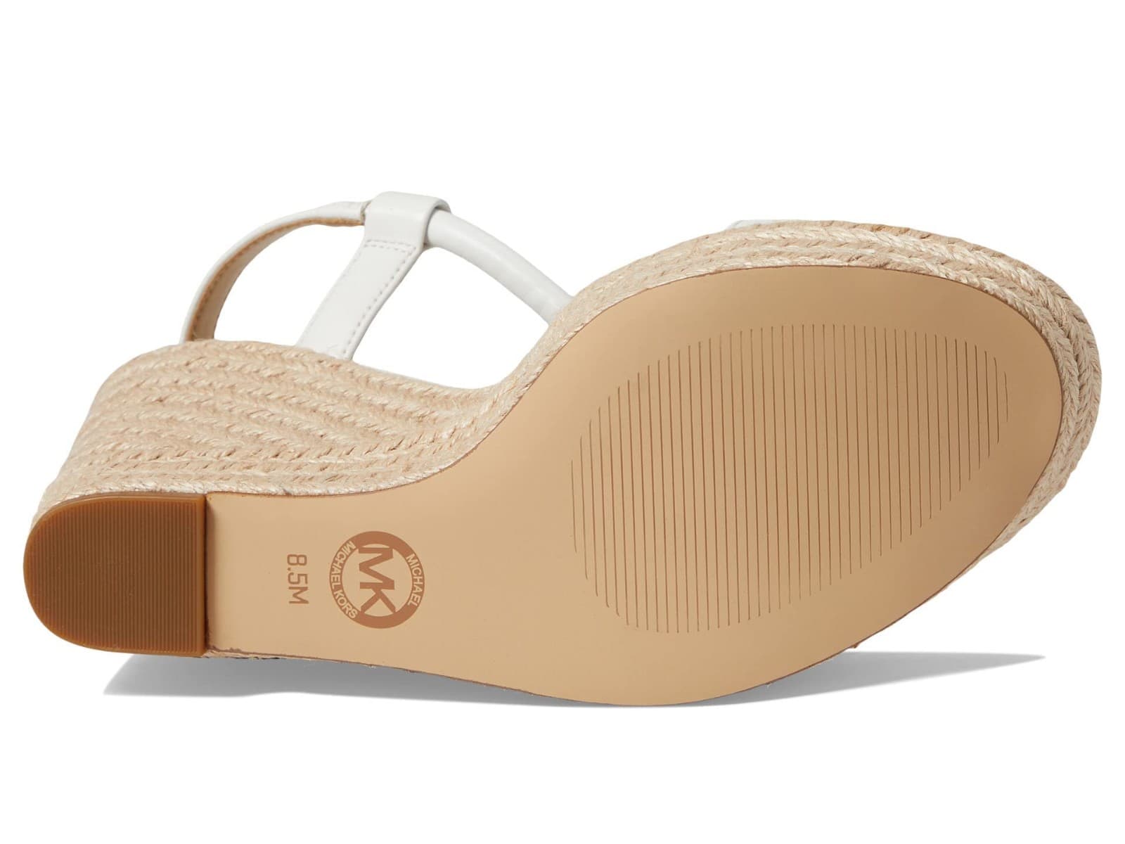 MICHAEL MICHAEL KORS Women's Annie Wedge Sandals Optic White Size 8.5 - Thumbnail 4