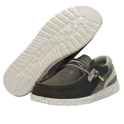 Heydude Wally Hawk Wool Casual slip on Shoes Green SIZE 8 M - Thumbnail 2