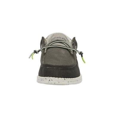 Heydude Wally Hawk Wool Casual slip on Shoes Green SIZE 8 M - Thumbnail 4