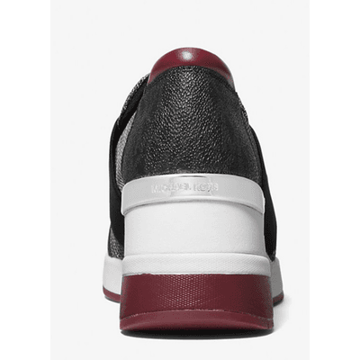Michael Kors Felix Trainer Glitter Chain Mesh Slip-on Sneakers Anthracite 9.5 B - Thumbnail 5
