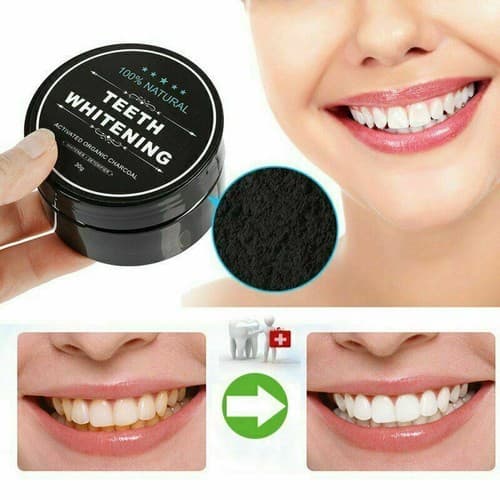 5 Pcs Organic Coconut Activated Charcoal Whitener Natural Teeth Whitening Powder - Thumbnail 6
