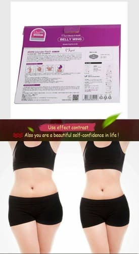 100 Pcs MYMI Korea Wonder Belly Abdomen Burn Fat Wing Weight Lose Slimming Patch - Thumbnail 6