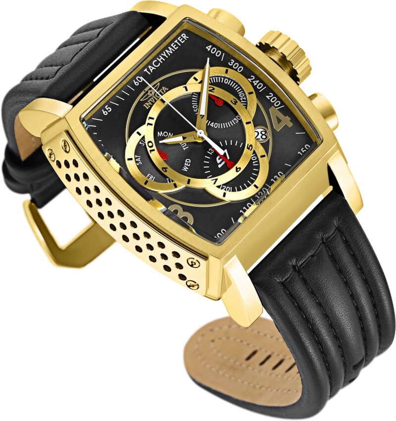 Invicta S1 Rally Swiss Ronda Z60 FE Caliber Men's Watch - 48mm, Black - Thumbnail 2