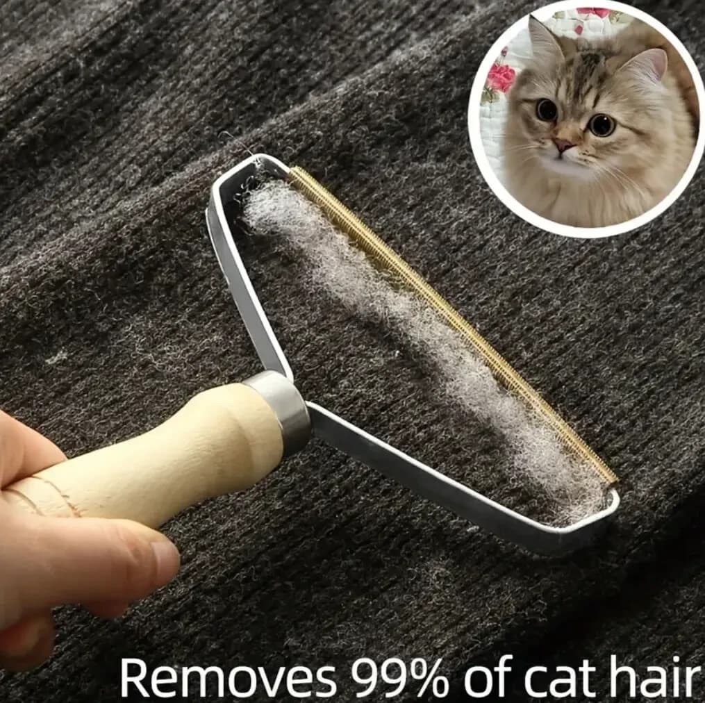 Portable Lint Remover , Pet Hair Remover Hair Brushes Comb For Carpet Hair - Thumbnail 2