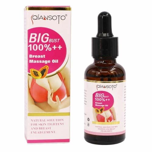 Qiansoto Papaya Chest Lift Up Firm Breast Enlargement Massage Essential Oil 40ml - Thumbnail 8