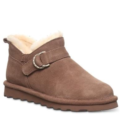 Bearpaw Shorty Buckle Vegan Women's Winter Boots - 3050 Cocoa Size 9 M new - Thumbnail 2
