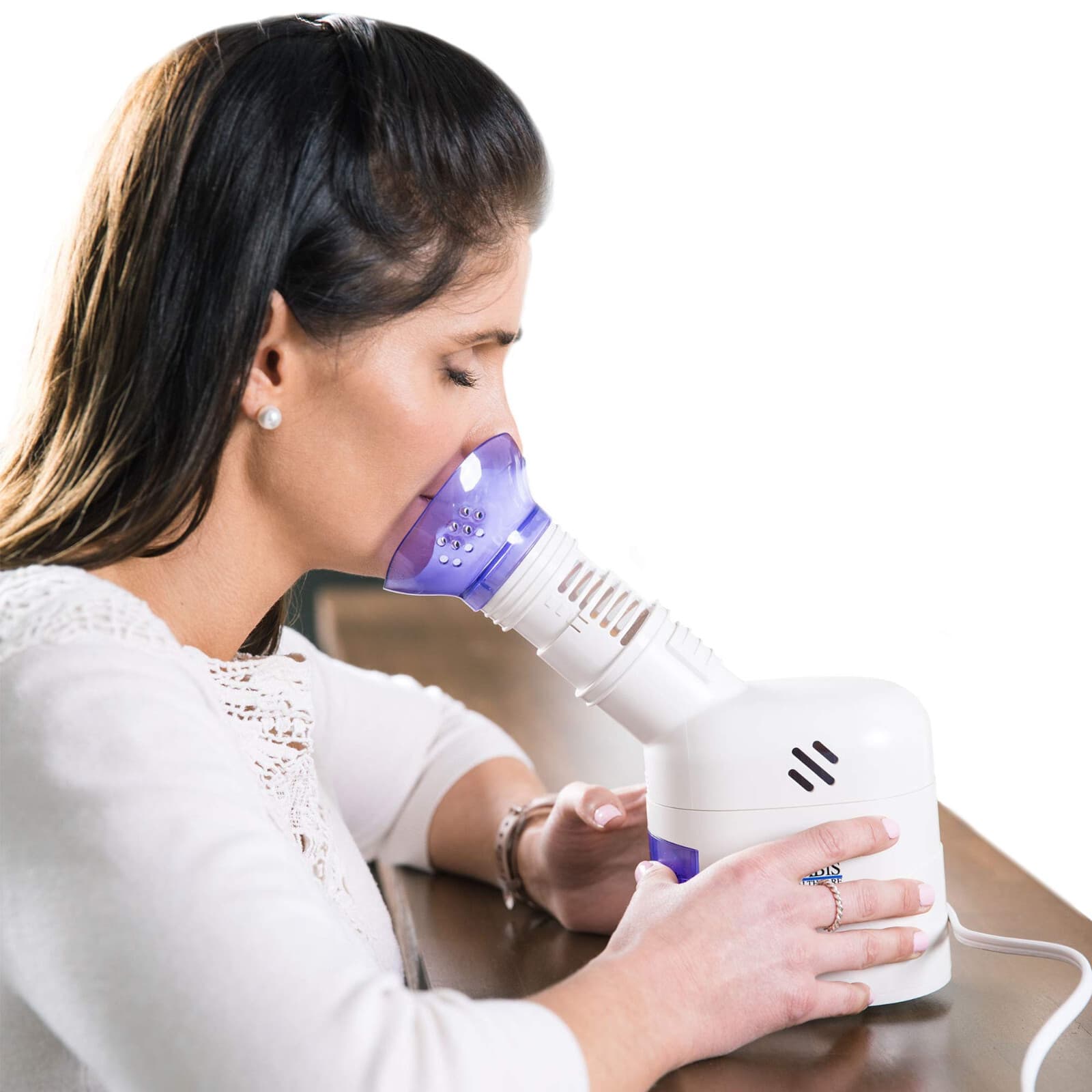 MABIS Personal Facial Steam Inhaler and Vaporizer with Aromatherapy Diffuser - Image 1