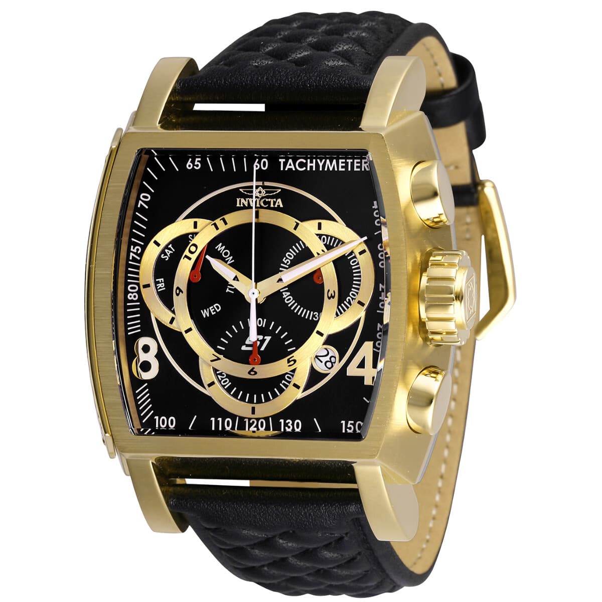 Invicta S1 Rally Swiss Ronda Z60 FE Caliber Men's Watch - 48mm, Black - Thumbnail 3