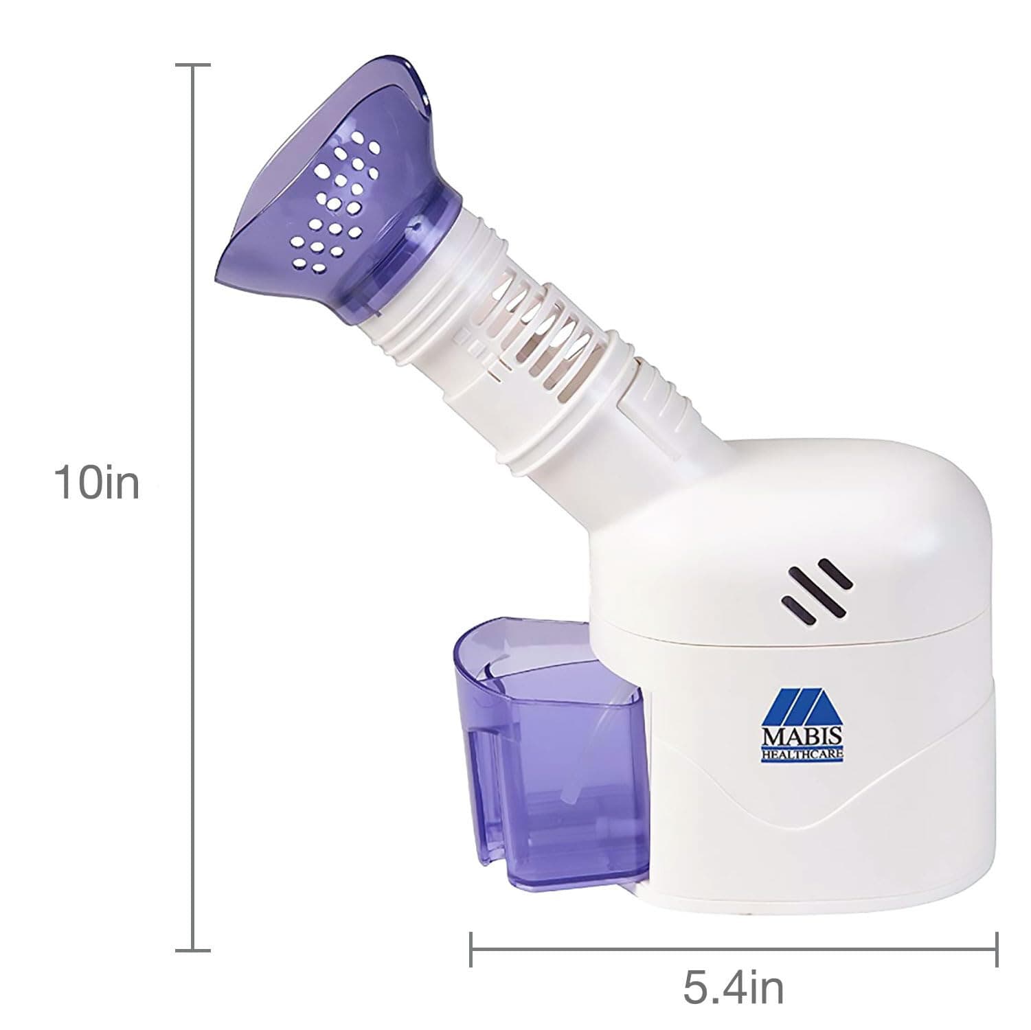 MABIS Personal Facial Steam Inhaler and Vaporizer with Aromatherapy Diffuser - Thumbnail 4