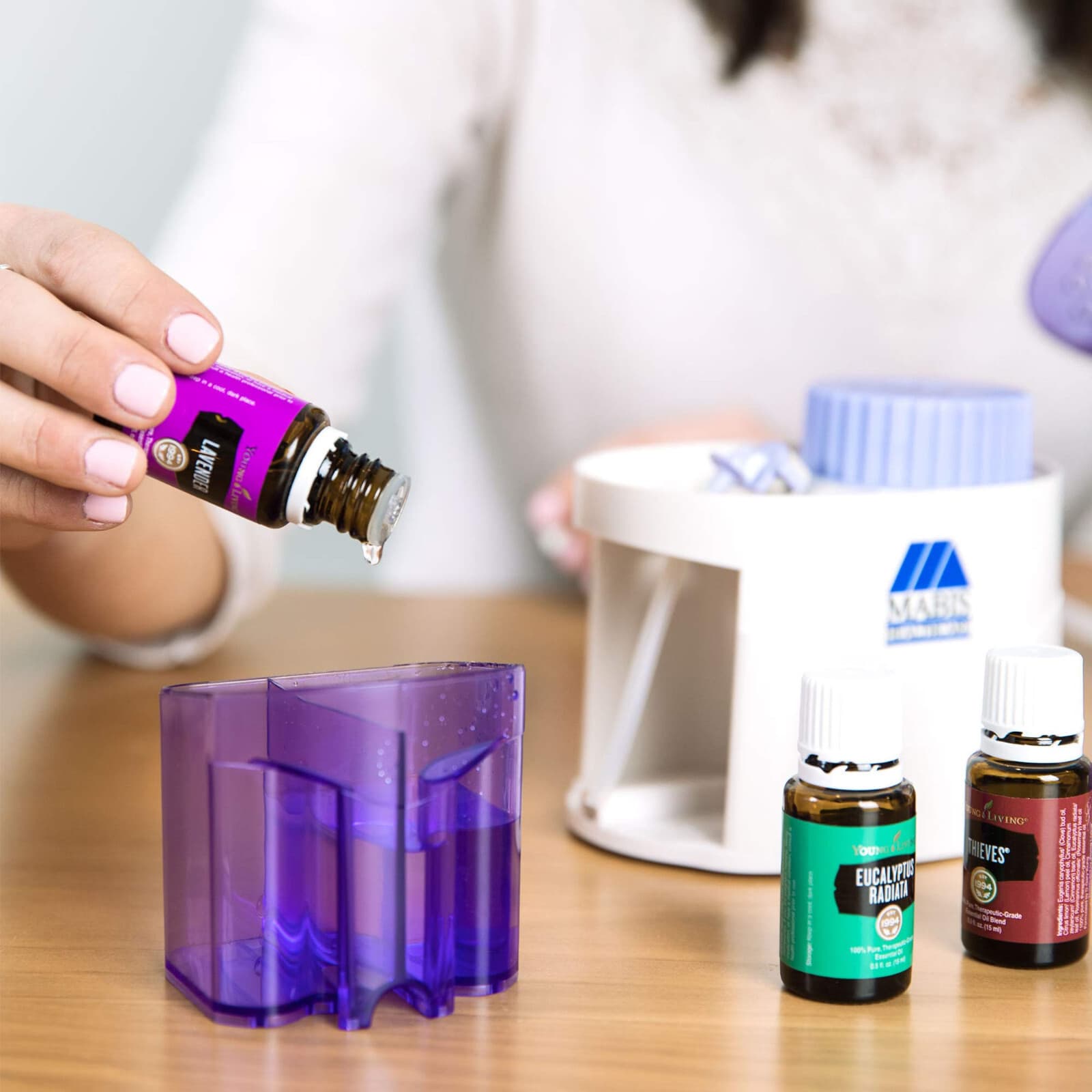 MABIS Personal Facial Steam Inhaler and Vaporizer with Aromatherapy Diffuser - Thumbnail 9