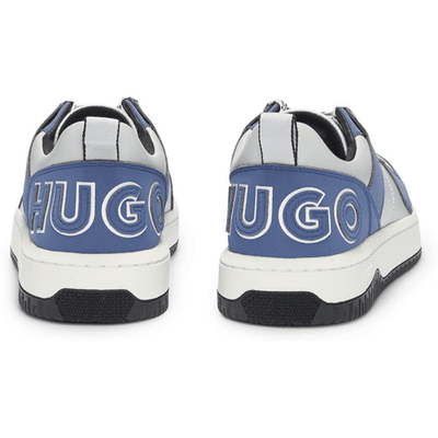 HUGO BOSS KILIAN TENNIS Nanu LOW-TOP SNEAKERS SCARPE Open Blue Size 10 M - Thumbnail 5