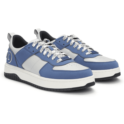 HUGO BOSS KILIAN TENNIS Nanu LOW-TOP SNEAKERS SCARPE Open Blue Size 10 M - Image 1