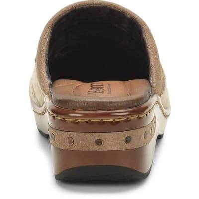 Womens 7 M Born Bandy Taupe Birch Blanket Wool Clogs Shoes Mules - Thumbnail 8