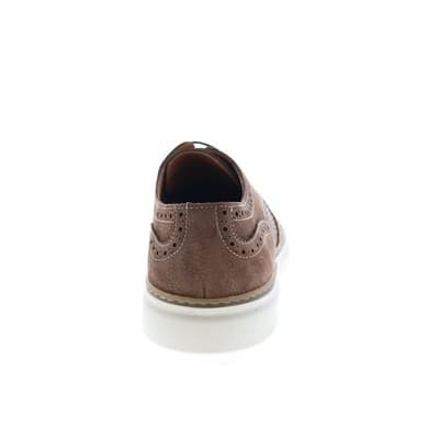 Bruno Magli Salento Raffia Mens Shoes Brown Oxfords Made in Italy Size 10.5 M - Thumbnail 8