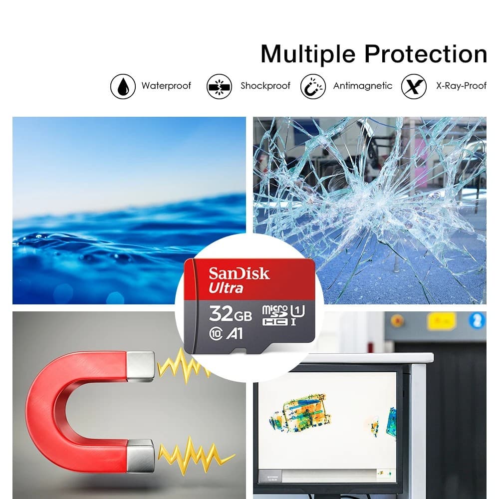 SanDisk micro SDXC 256 Ultra Memory Card UHS-I with Adapter Full HD 150MB/s A1 - Thumbnail 5
