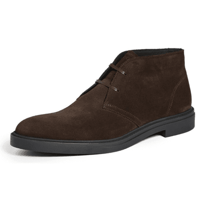 Hugo Boss Men's Calev Chukka Boots Seude Brown EU 43 / USA 10 - Thumbnail 2