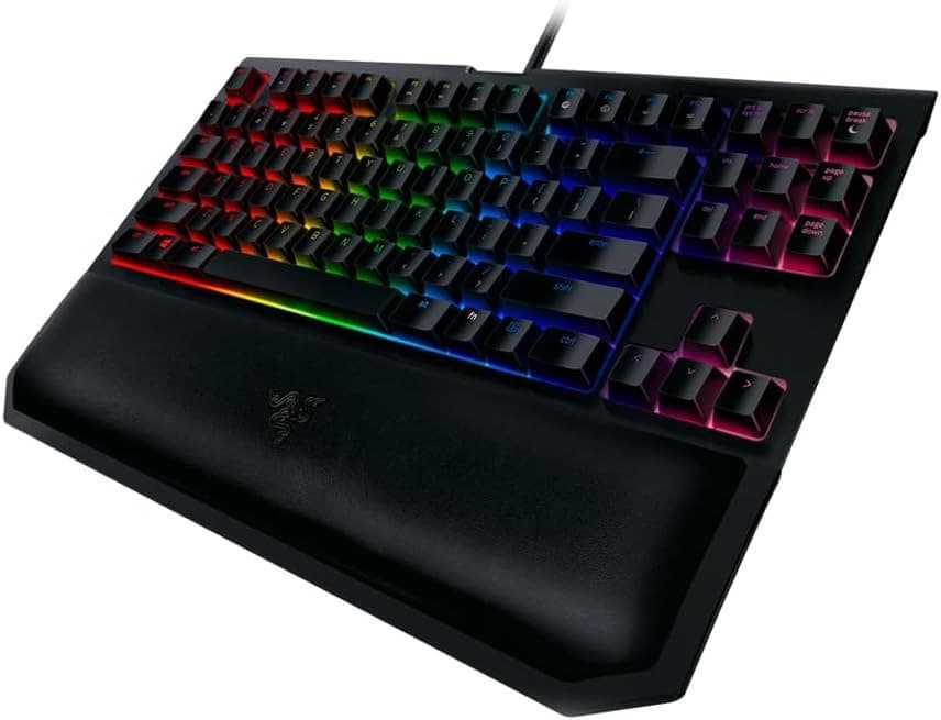 Razer BlackWidow TE Chroma v2 Mechanical Gaming Keyboard Green Key Switches - Thumbnail 3