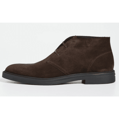 Hugo Boss Men's Calev Chukka Boots Seude Brown EU 43 / USA 10 - Thumbnail 3