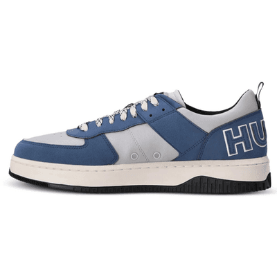 HUGO BOSS KILIAN TENNIS Nanu LOW-TOP SNEAKERS SCARPE Open Blue Size 10 M - Thumbnail 4
