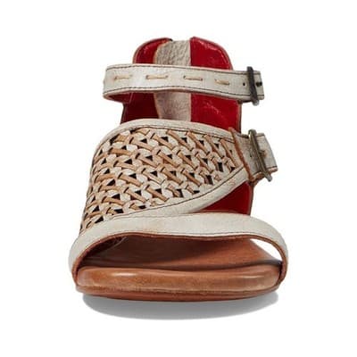 Bed Stu Bellatrix II Women's Nectar Whitewash Flat Sandal 9 M - Thumbnail 3