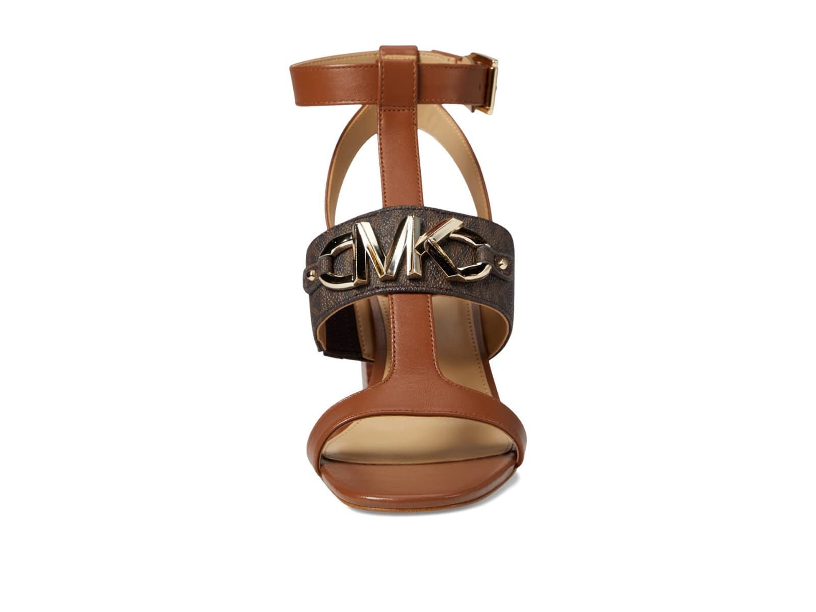 Michael Kors Women’s Izzy T Strap Sandal Brown Multi 8 M - Thumbnail 2