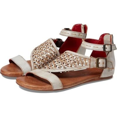 Bed Stu Bellatrix II Women's Nectar Whitewash Flat Sandal 9 M - Image 1