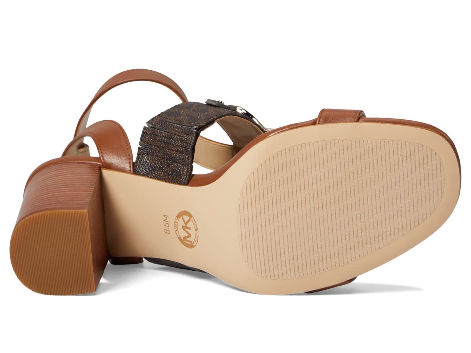 Michael Kors Women’s Izzy T Strap Sandal Brown Multi 8 M - Thumbnail 5
