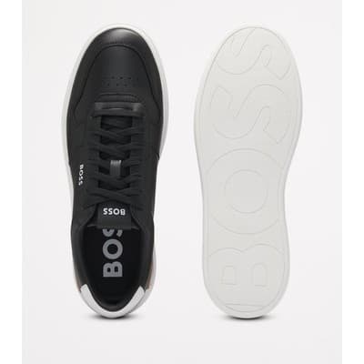 Hugo Boss Clint_Tenn_gr Men's Trainers Sneakers Lace-Up Shoes Black Size 12 M - Thumbnail 5