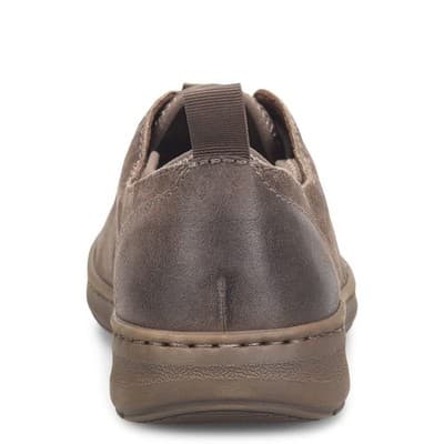 Born Miles Mens Size 9 M Distressed Leather Taupe Mud Distressed Casual Shoes - Thumbnail 6