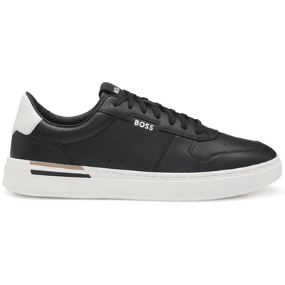 Hugo Boss Clint_Tenn_gr Men's Trainers Sneakers Lace-Up Shoes Black Size 12 M - Thumbnail 2
