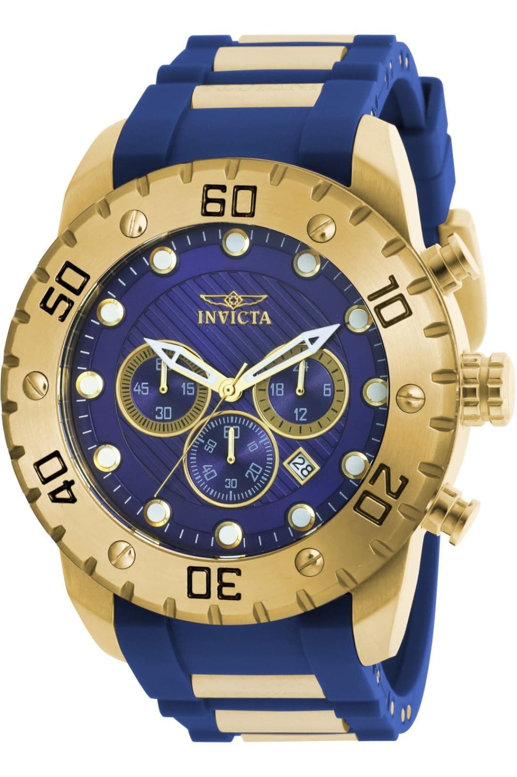 Invicta Men's 20280 Pro Diver Analog Display Quartz Blue Watch - Thumbnail 2