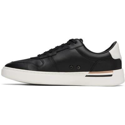 Hugo Boss Clint_Tenn_gr Men's Trainers Sneakers Lace-Up Shoes Black Size 12 M - Thumbnail 3