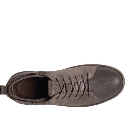 Born Miles Mens Size 9 M Distressed Leather Taupe Mud Distressed Casual Shoes - Thumbnail 7