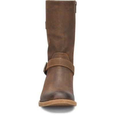 NEW BORN Womens Delano Mid Calf Distressed Suede Rugged Boot US 8/EU 38-39 Brown - Thumbnail 2