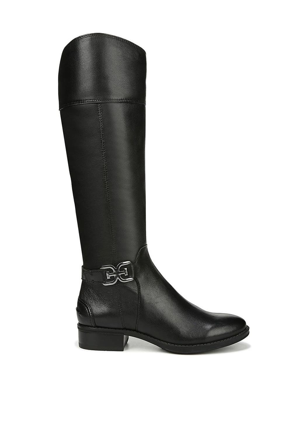 Sam Edelman Prisilla Knee High Black Leather Riding Boot US 9.5 M Side Zip - Thumbnail 5