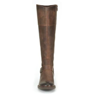 Born Braydon BR0012406 Womens Brown Leather Zipper Knee High Boots 6 - Thumbnail 5