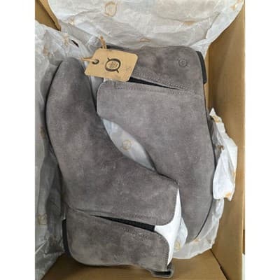 BORN Womens Remo Grey Suede Ankle Boots Size 8.5 M - Thumbnail 3