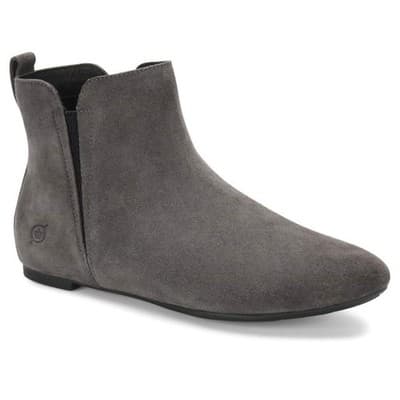 BORN Womens Remo Grey Suede Ankle Boots Size 8.5 M - Thumbnail 2