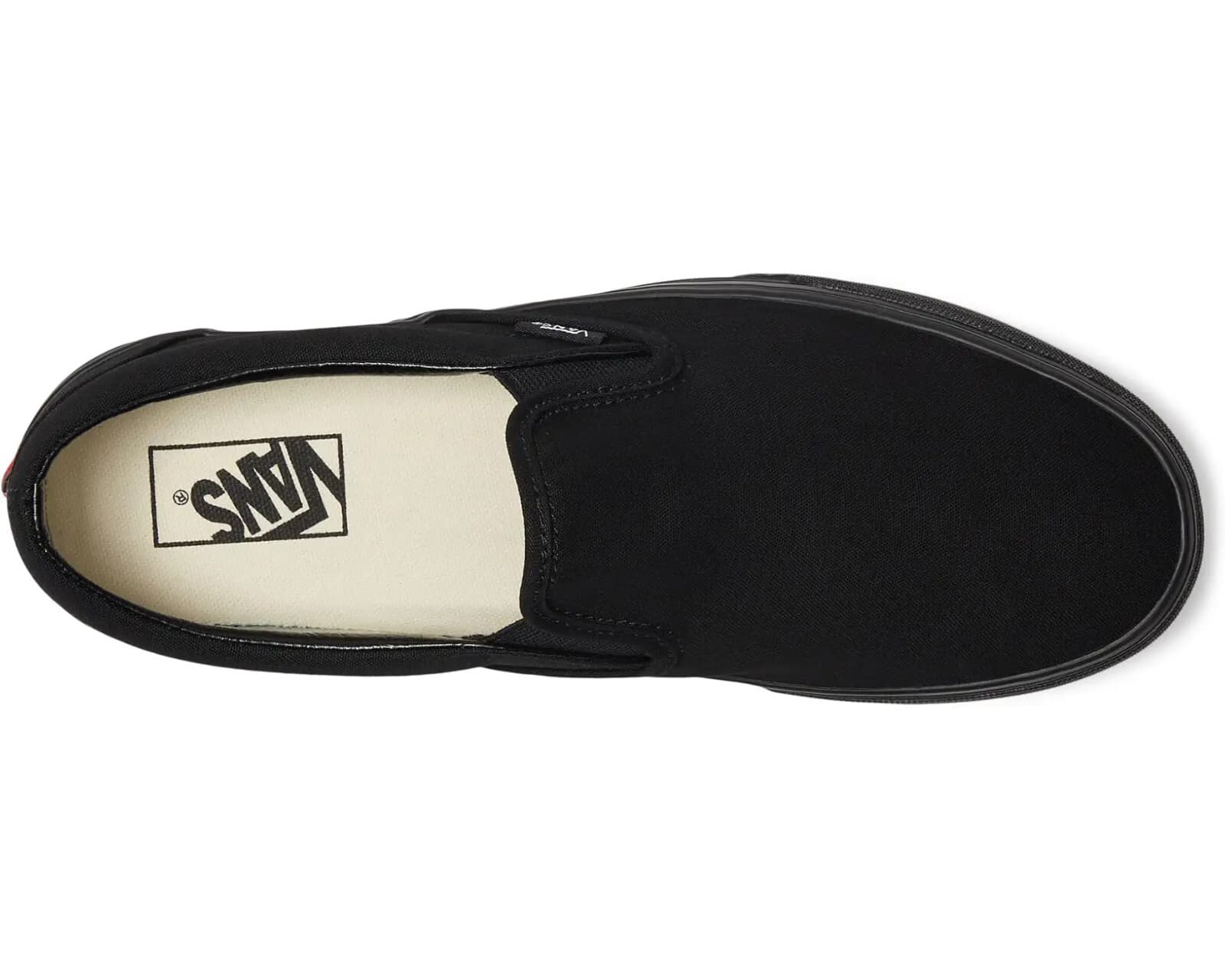 Vans New SlipOn Classic Sneakers Unisex Canvas Shoes Black Men's/Women's - Thumbnail 3