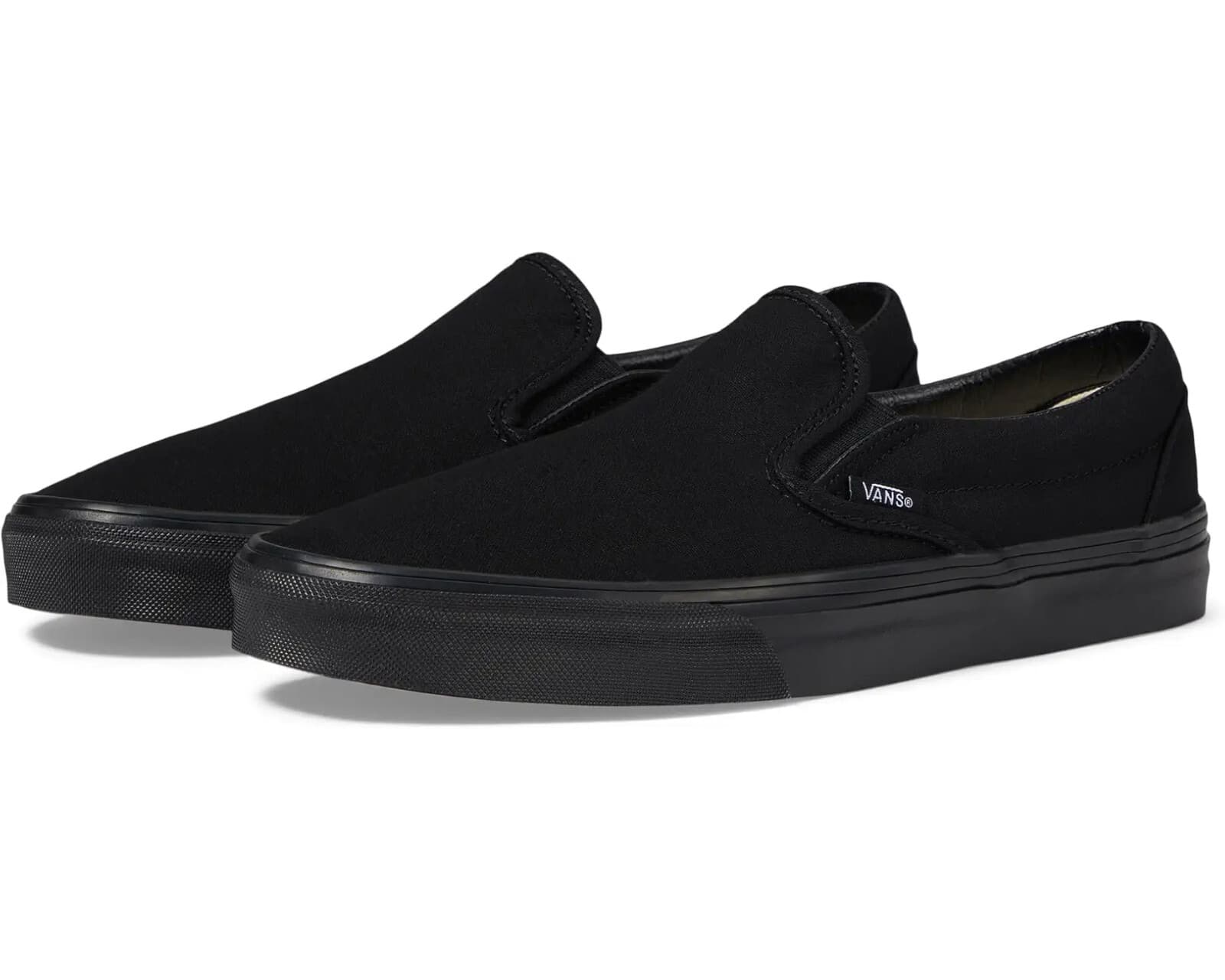 Vans New SlipOn Classic Sneakers Unisex Canvas Shoes Black Men's/Women's - Image 1