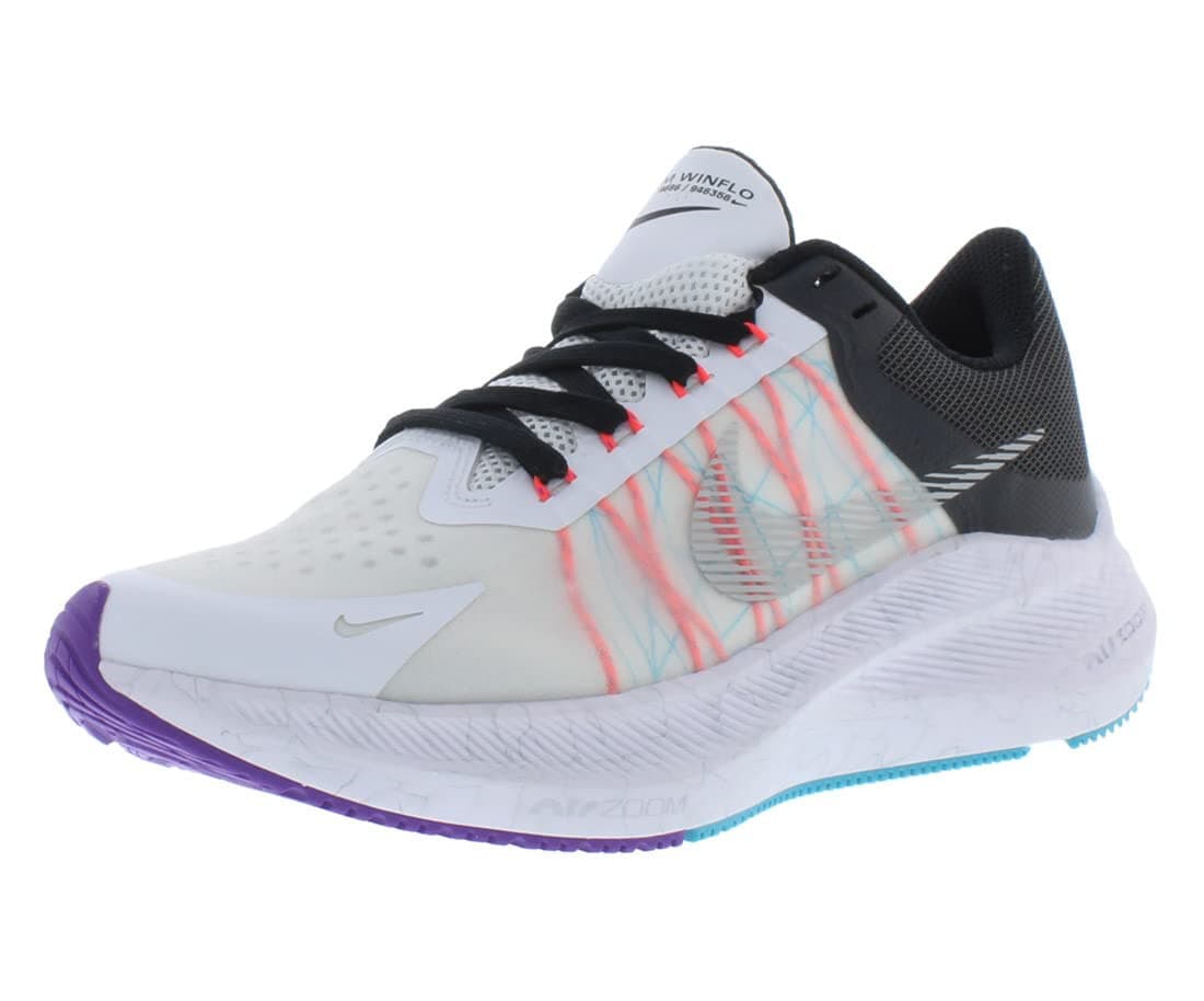 Nike Womens Zoom Winflo 8 Beige White Running Shoes Sneakers Size 7 - Thumbnail 4