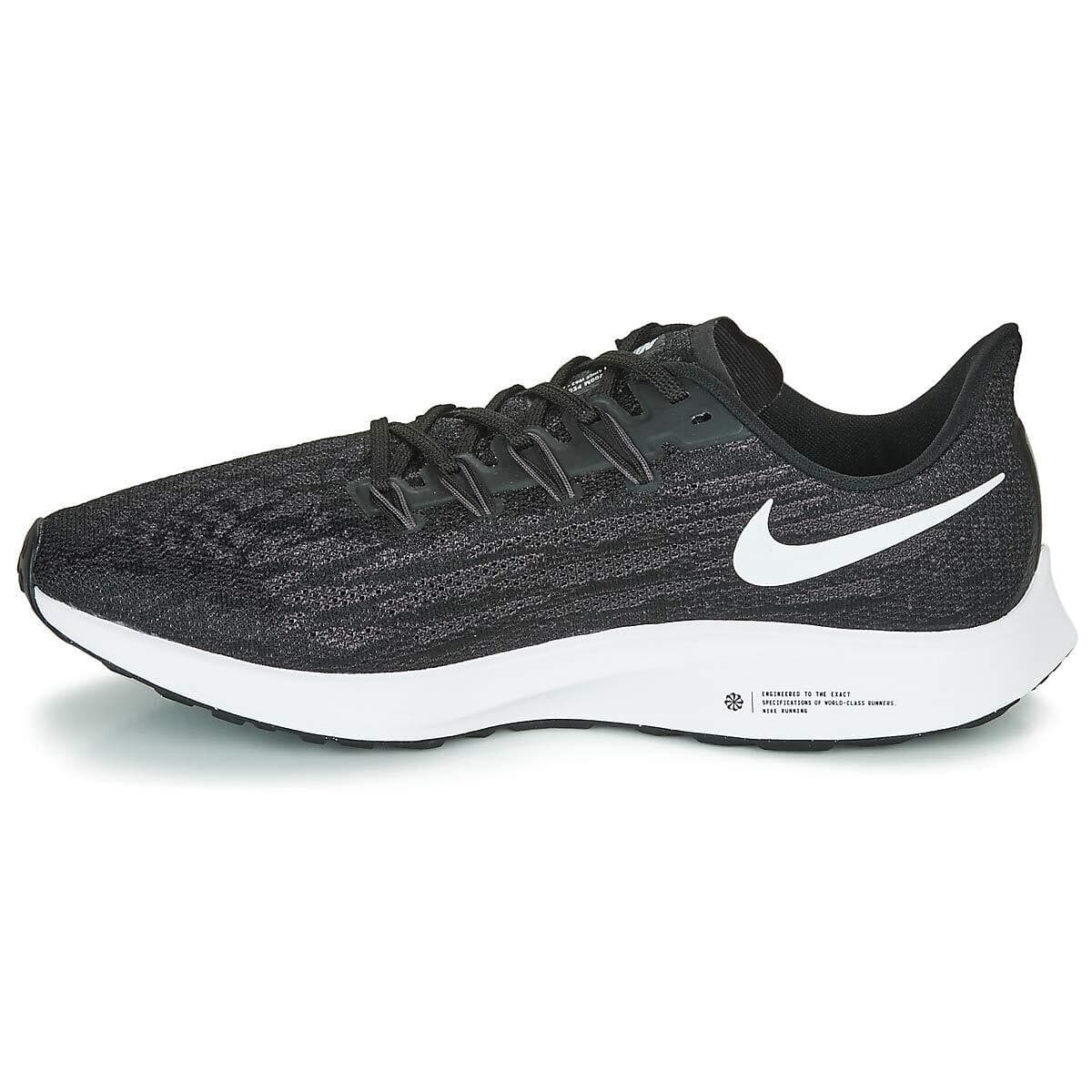 Nike Air Zoom Pegasus 36 Women's Shoes Black/White/Thunder Grey 11.5 extra wide - Thumbnail 3