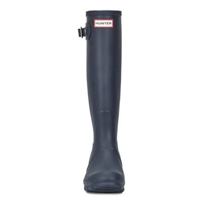 NEW HUNTER Women's ORIGINAL TALL RAIN BOOTS WATERPROOF Navy Matt SIZE 11 - Thumbnail 6