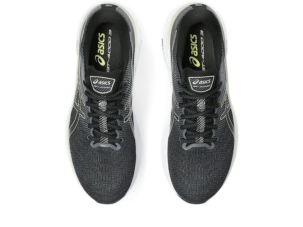 ASICS Women's GT-4000 3 Running Shoes, 13 US , Black/Glow Yellow - Thumbnail 6